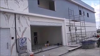 Mombaça observando um prédio em construção no Residencial Santo Expedito fase de acabamento [upl. by Holofernes694]