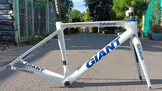 👉Đã bánsale đầu tháng Khung Giant TCR ADVANCED Rabobank Cycling team call 0888902040 Luận [upl. by Pernell512]