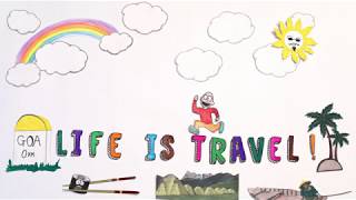 Travel Calendar 2017  Stop Motion  Life Is Travel [upl. by Eleynad]