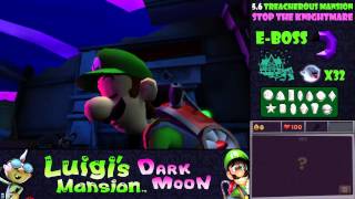 Luigis Mansion Dark Moon Walkthrough  56  Stop the Knightmare EBoss [upl. by Bevers211]