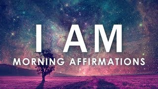 POWERFUL POSITIVE Morning Affirmations for POSITIVE DAY WAKE UP 21 Day quotI AMquot Affirmations [upl. by Siocnarf]