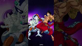 Who is strongest  Frieza vs Luffy  dbzkakarot goku dbs shorts [upl. by Kerge]