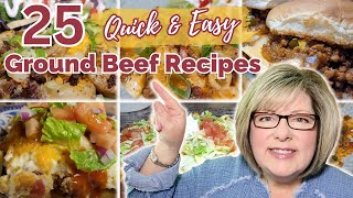 25 🤩 QUICK amp EASY Ground Beef Recipes That Will SAVE Your Weeknight Dinners  GROUND BEEF MARATHON [upl. by Annaegroeg]