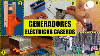 ⚡ ​TOP 5 Generadores Eléctricos Caseros que TÚ MISMO puedes construir paso a paso  Bricologia [upl. by Digirb]