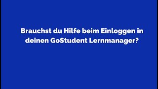 So verwendest du den GoStudent Lernmanager  GoChat [upl. by Kattie]