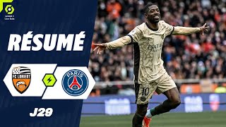 Lorient PSG  14  Le résumé  Ligue 1 202324 [upl. by Keryt]