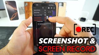 How To Screenshot amp Screen Record On iPhone 16 Pro Max [upl. by Eyde135]