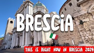 Brescia Italy Walking Tour  Prowalk Tour  4k Tour  italy 2024 [upl. by Sirehc635]