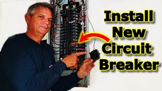 How To Install A New Circuit Breaker DIY AVOID Electrician [upl. by Langdon]