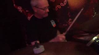 Gaines Lansford Drums quotWhiskey Rainquot at MegaBites in CrossvilleTN on 8716 [upl. by Cousins]