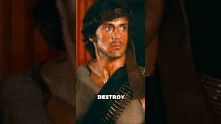 Why Sylvester Stallone Wanted to Destroy RAMBO FIRST BLOOD  shorts short [upl. by Jorge]