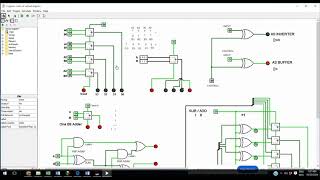 ADDER SUBTRACTOR LOGISIM OCT2024 [upl. by Beeson723]