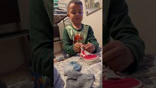 First Time Tying His Shoes [upl. by Atlante]