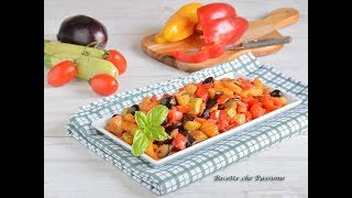 Caponata di verdure  Piatto estivo  Ricette che Passione [upl. by Nona350]