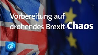 Wirtschaft bereitet sich auf drohenden Brexit vor [upl. by Cynarra]