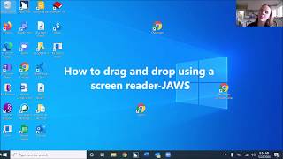 Drag and Drop with Jaws screen reader with Eme [upl. by Enirhtak781]