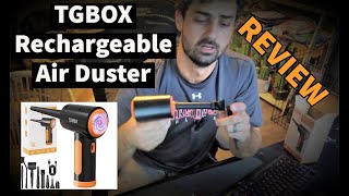 TGBOX Rechargeable Air Duster  Unboxing Test and Review [upl. by Bovill]