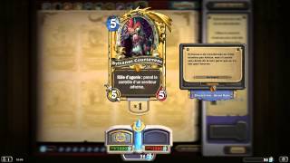 HearthStone Carte dorée Sylvanas Coursevent Sylvanas Windrunner golden card [upl. by Nylinej355]