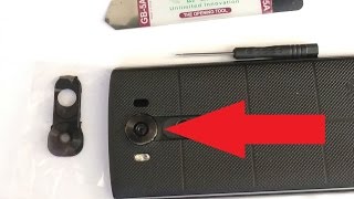 LG V10 Camera lens replacement [upl. by Oeram]