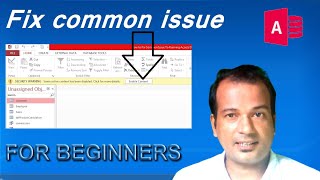 how to fix common issue to running access database [upl. by Ulrike]