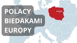 Polacy biedakami Europy wynagrodzenia [upl. by Halbeib]