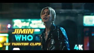 jimin WHO MV twixtor clips for edits 4K [upl. by Onit]