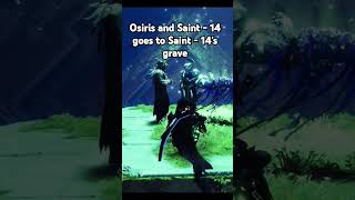 Osiris and Saint14 goes to the grave of Saint  14 destiny2 destiny destiny2gameplay [upl. by Huntley]