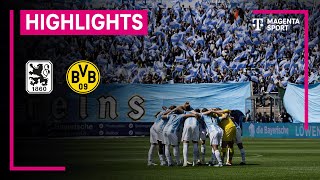 TSV 1860 München  Borussia Dortmund II  Highlights 3 Liga  MAGENTA SPORT [upl. by Dib843]