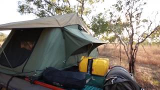 Gordigear Roof Top Tent  Kimberley  Western Australia [upl. by Ddot94]