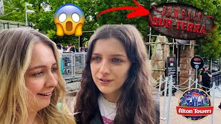 Nemesis SUBTERRA First Reactions and review reopening weekend  Alton Towers [upl. by Pengelly943]