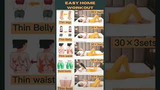 Easy On Bed Workout fitness fullbodyworkoutathomeforbeginners [upl. by Jagir]