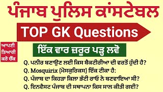 Police Constable Exam Preparation 2024  Punjabi Paper Punjab Police Constable Mock Test TOP MCQs [upl. by Busby]