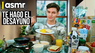 ASMR español atencion personal para dormir en minutos preparo el desayuno [upl. by Analli]