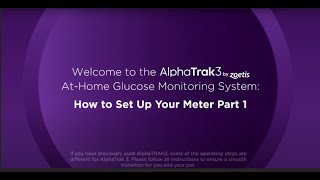 AlphaTrak 3 How to Set Up a Meter Part 1 [upl. by Novyert]