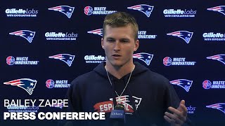 Bailey Zappe “It’s really up to us to execute”  Patriots Press Conference [upl. by Najib746]