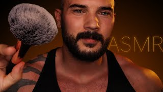 Gentle Skin Brushing ASMR 😴 Head Massage  Male ASMR for Sleep  Safe ASMR [upl. by Ames]