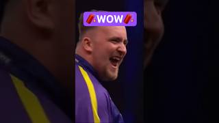 🤩Madness Luke Littler 9 darter Premier League final 🤩Darts Dart nuke throwback 🎯 [upl. by Clovah]