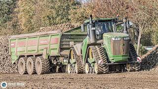 Holmer TerraDos T4 amp John Deere 9RX mit Bergmann RRW 500 Rüben ÜLW Rüben roden 2024 farmers videos [upl. by Rainah402]