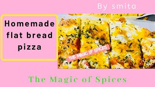 Flatbread Dough Baking Homemade Flatbread pizza Flatbread dough recipe The Magic of Spices [upl. by Cerelly]