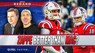 Was Bailey Zappe an IMPROVEMENT Over Mac Jones  Greg Bedard Patriots Podcast [upl. by Ibrik]