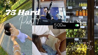 75 Hard Part 1  working out what I eat in a day healthy habits WISKII [upl. by Gisser229]