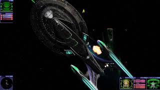 Star Trek Bridge Commander Remastered  NonCanon Enterprise Refit VS Romulan Fleet [upl. by Senga]