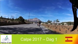 Calpe 2017  Dag 1  Kennismaking met onze Canyon fietsen [upl. by Aihselef]