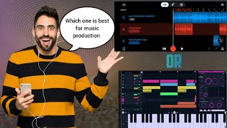 Bandlab Mobile vs Fl Studio Mobile which one is better for making music [upl. by Morris]