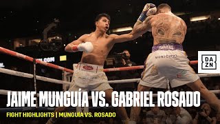 FIGHT HIGHLIGHTS  Jaime Munguía vs Gabriel Rosado [upl. by Royall659]