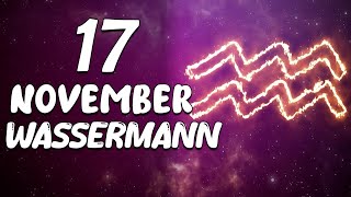 🔞EIN VERSTORBENER MANN HINTERLÄSST DIR EIN ERBE WASSERMANN ♒ HEUTE 17 November 2024 [upl. by Bevus653]