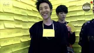 BANGTAN BOMB QampA Time in yellow postit Room  BTS 방탄소년단 [upl. by Aohsoj37]