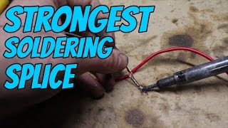 Strongest way to solder wires together [upl. by Nakashima916]