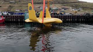 First launch of tidal energy kite Dragon 12 [upl. by Naut]