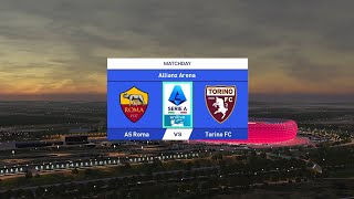 Roma vs Torino  ITALY Serie A 2024  football life 25 gameplay [upl. by Anaeel]